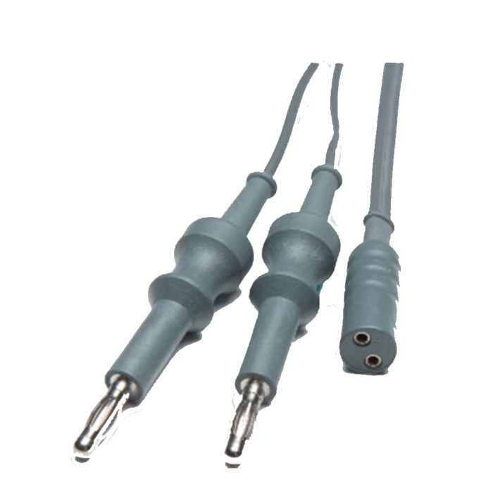 Bipolar Cable (2 Banana – 2 Pin Plug) Straight Tip - Image 1