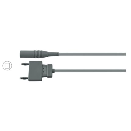 Silicone European Bipolar Cable 10' (3.0 m)
