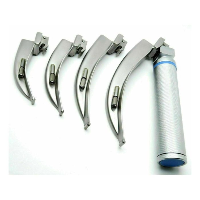 Laryngoscope Blade #5 With Handle Anesthesia Macintosh By Pc Instruments - Image 1