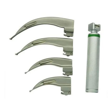 Rigid Curved Fiber Optic Laryngoscope